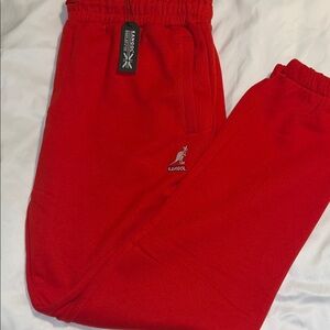 Kangol Bold Red Sweatpants